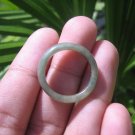 Natural Jadeite Jade ring Thailand jewelry stone mineral size  6.75 US   E 59165