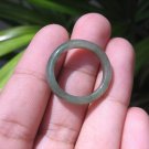 Natural Jadeite Jade ring Thailand jewelry stone mineral size  6.75 US   E 59191