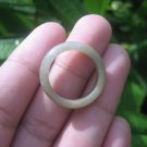 Natural Jadeite Jade ring Thailand jewelry stone mineral size 6.5 US   E 5987