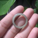 Natural Jadeite Jade ring Thailand jewelry stone mineral size 6.75 US   E 5980