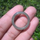 Natural Jadeite Jade ring Thailand jewelry stone mineral size 6.75 US   E 5966