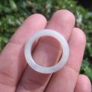 Natural Jadeite Jade ring Thailand jewelry stone mineral size 6.5 US   E 5959