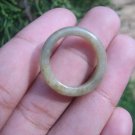 Natural Jadeite Jade ring Thailand jewelry stone mineral size 6.25 US   E 5962