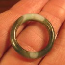 Natural Grade A  Jadeite Jade ring stone mineral carving  Size`6.5 US  A994