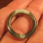 Natural Grade A  Jadeite Jade ring stone mineral carving  Size`6.5 US  A994