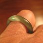 Natural Grade A  Jadeite Jade ring stone mineral carving  Size`6.5 US  A994