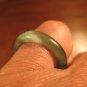 Natural Grade A  Jadeite Jade ring stone mineral carving  Size`6.5 US  A994