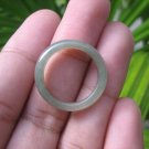Natural Jadeite Jade ring Thailand jewelry stone mineral size  7 US   E 59196