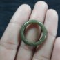Natural  Grade A  Jadiete  Jade ring stone carving  Size  6.5  A7 183