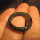 Natural Jadeite Jade ring Thailand jewelry stone mineral art size 7  A380