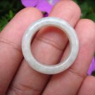 Natural Jadeite Jade ring Thailand jewelry stone mineral size  6.75 US  EB 090