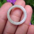 Natural Jadeite Jade ring Thailand jewelry stone mineral size  6.75 US  EB 092