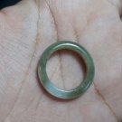 Natural  Grade A  Jadiete  Jade ring stone carving  Size 6.25  A754