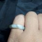 Natural  Grade A  Jadiete  Jade ring stone carving  Size 6.25  A754