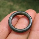 Natural Grade A  Jadeite Jade ring stone mineral carving  Size 6.5 US  A285