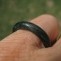 Natural Grade A Jadeite Jade ring stone mineral carving Size 6.5 US A285