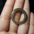 Natural  Grade A  Jadiete  Jade ring stone carving  Size 8.25 A7106