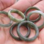 Set 6 Natural Jadeite Jade ring rings Thailand jewelry 6.5 - 7.5 US