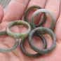 Set 6 Natural Jadeite Jade ring rings Thailand jewelry 6.5 - 7.5 US