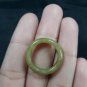 Natural  Grade A  Jadiete  Jade ring stone carving  Size  6.25  A7 179