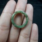 Natural  Grade A  Jadiete  Jade ring stone carving  Size  6.75  A7 166