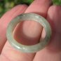 Natural Jadeite Jade Ring Northern Stone Mineral Size 7.5 US A894