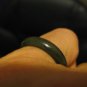 Natural Grade A Jadeite Jade ring stone carving Size 6.5 US A313