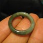 Natural Grade A Jadeite Jade ring stone carving Size 6.5 US A315