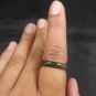 Natural  Grade A  Jadiete  Jade ring stone carving  Size 6.5  A7132