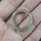 Natural  Grade A  Jadiete  Jade ring stone carving  Size 7.75 A7127