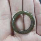 Natural  Grade A  Jadiete  Jade ring stone carving  Size 10.75 A7115