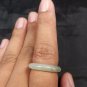 Natural Grade A Jadiete Jade ring stone carving Size 7.25 A7184