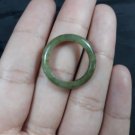 Natural  Grade A  Jadiete  Jade ring stone carving  Size 6.75  A7152