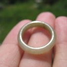 Natural Jadeite Jade ring Thailand jewelry stone mineral size 6.5 US  E5906