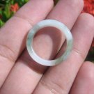 Natural Jadeite Jade ring Thailand jewelry stone mineral size 7.25 US  E 591104