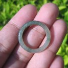 Natural Jadeite Jade ring Thailand jewelry stone mineral size  6.75 US   E 59154