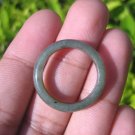 Natural Jadeite Jade ring Thailand jewelry stone mineral size  7.5 US   E 59148