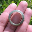 Natural Jadeite Jade ring Thailand jewelry stone mineral size 6.75 US  E 591129