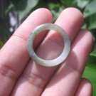 Natural Jadeite Jade ring Thailand jewelry stone mineral size 6.25 US   E 5981