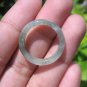 Natural Jadeite Jade ring Thailand jewelry stone mineral size 7.25 US  EA 048