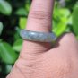 Natural Jadeite Jade ring Thailand jewelry stone mineral size 7.25 US  EA 048