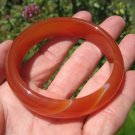 Natural red orange Agate Carnelian Stone Bangle Bracelet EB540 Natural red orange Agate Carnelian Stone Bangle Bracelet EB540
