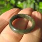 Natural  Jadeite Jade ring stone mineral carving  Size 6.75 US  A502
