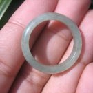 Natural Jadeite Jade ring Thailand jewelry stone mineral size 9.5 US  EA 021