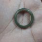 Natural Grade A Jadiete Jade ring stone carving Size 8 A775