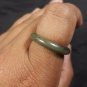 Natural Grade A Jadiete Jade ring stone carving Size 8 A775