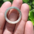 Natural Jadeite Jade ring Thailand jewelry stone mineral size 7.25 US  EA 083