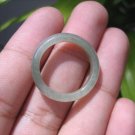 Natural Jadeite Jade ring Thailand jewelry stone mineral size  7.25 US   E 59184