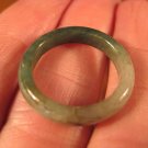 Natural Grade A  Jadeite Jade ring stone mineral carving  Size 7 US  A663