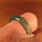 Natural Grade A  Jadeite Jade ring stone mineral carving  Size 7 US  A663